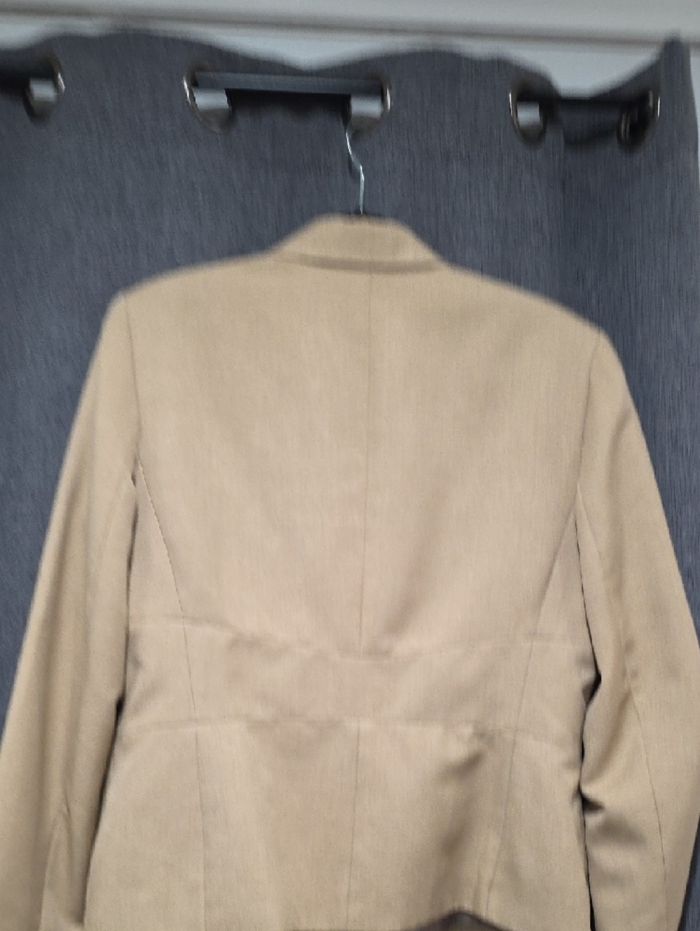 Kasper Women's Light Beige Notch Lapel Blazer - Picture 4 of 4
